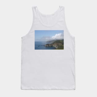 Clouds over Bixby Creek Bridge in Big Sur, California Tank Top